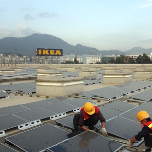 Hanergy-IKEA Rooftop Solar Power Generation Project